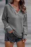 Long sleeve hoodie sweater