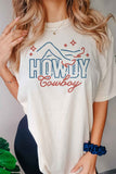 HOWDY COWBOY OVERSIZED TEE  T-SHIRT