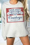 WILD WEST COWBOYS OVERSIZED SWEATSHIRT