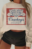 WILD WEST COWBOYS OVERSIZED SWEATSHIRT