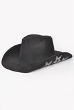 Hotfix Studded Star Iconic Sueded Cowboy Hat