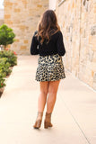 The Kylie Leopard Skort