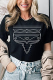 Western Boot Stitch Graphic Tee