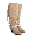 Stacey Boots in Taupe - Rural Haze