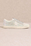 Glam Rhinestone Star Sneakers