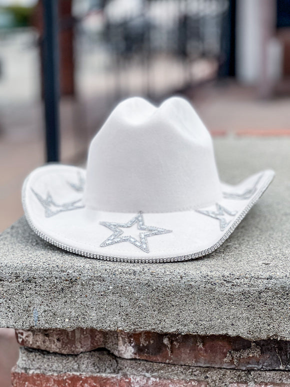 Rhinestone star cowboy hat