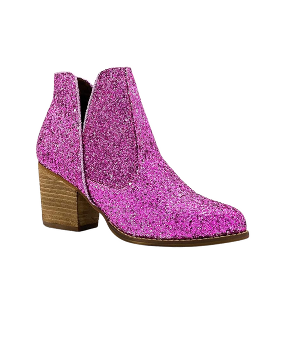 Fiera Booties in Pink - Rural Haze