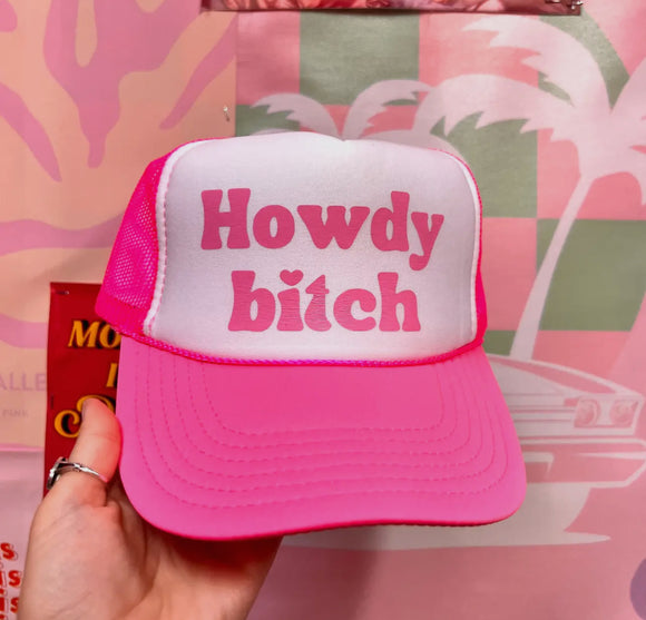 Howdy bitch trucker hat