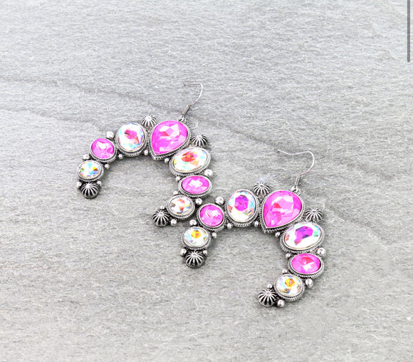 Western squash blossom earrings