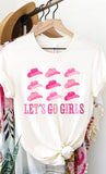 Lets Go Girls Cowgirl Hat Graphic Tee PLUS