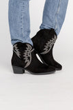 RONAN Rhinestone Western Booties