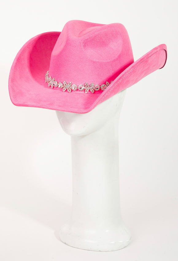 Bling pink hat