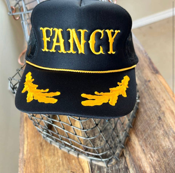 Fancy trucker hat