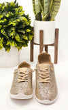 Not Rated Glitter Sneaker in Gold - Rural Haze