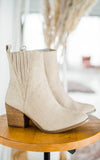 Taris Ankle Boot in Cream