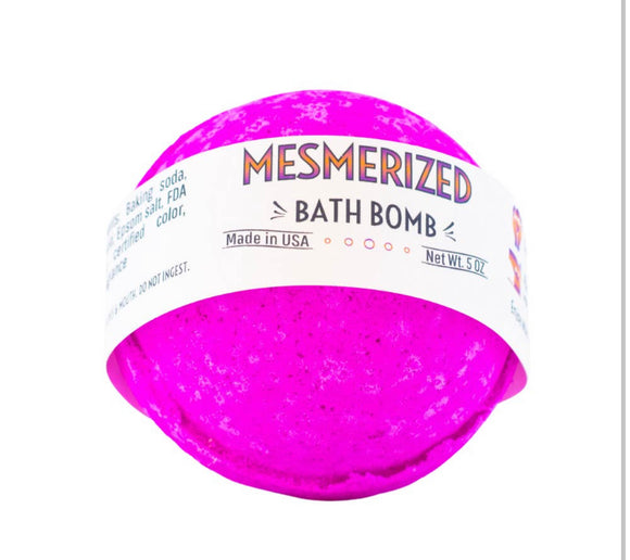 Mesmerized bath bomb