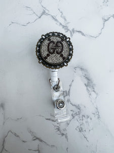 Upcycled badge reel