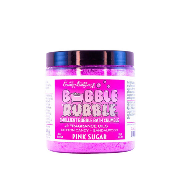 Pink sugar bubble rubble