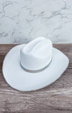Rhinestone cowgirl hat